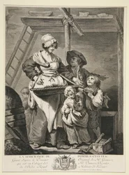 El vendedor de manzanas al horno