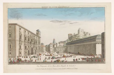 Vista de la Real Chancillería de Granada
