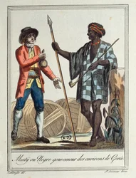Gobernador negro del distrito de Gorée, 1796