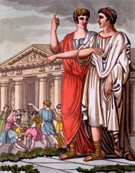 Traje del Candidato para el Cargo en Roma, un folio de 