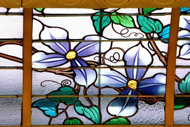 Nancy (departamento 54), Art Nouveau, “La verriere aux Clematites” (1901) - (detalle)