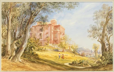 Villa Madama, Roma, 1855