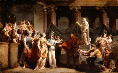 El Templo de las Artes Liberales, con la Ciudad de Berna y Minerva, 1779