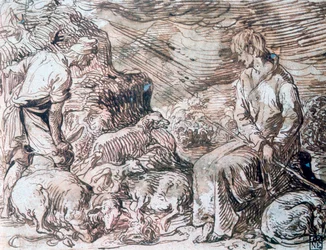 Hipócrates y Demócrito, c1584-1629