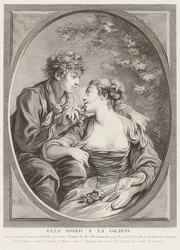 Ella muerde la uva. 1768