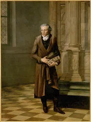 Alexandre Lenoir, fundador del Museo de Monumentos Franceses (pintura sobre lienzo)