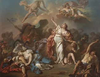 Apolo y Diana Atacando a los Hijos de Niobe