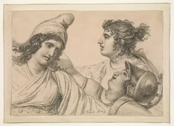 Composición con tres figuras