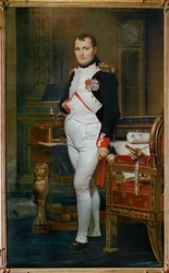 Emperador Napoleón I Bonaparte (óleo sobre lienzo)