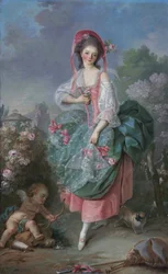 Mademoiselle Guimard como Terpsícore