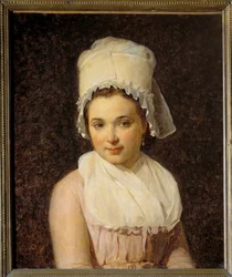Retrato de Catherine Marie Tallard (1772-1825), esposa de François Lamy, alcalde de Sougères en el Yonne