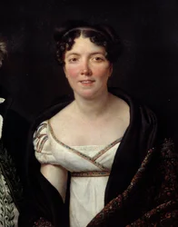 Retrato de Madame Mongez (1775-1855), esposa del arqueólogo Mongez (detalle)