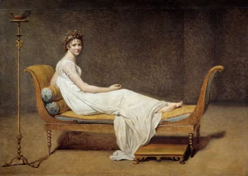 Retrato de Madame Recamier, Jeanne Francoise llamada Juliette