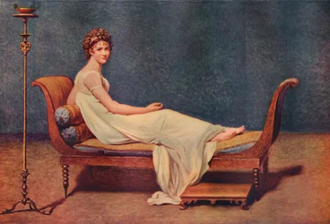 Retrato de Madame Récamier, 1800, 1911