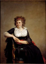 Retrato de Jeanne Robertine Rilliet Marquesa de Orvilliers - 1790