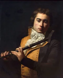 Retrato del compositor y flautista François Devienne 1759-1803