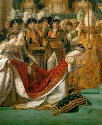 La coronación de Napoleón en Notre-Dame ...