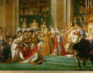 La coronación de Napoleón en Notre-Dame ...