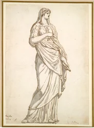 Estudio de la Estatua Sabina de la Villa Medici