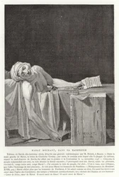 La muerte de Marat, 1793