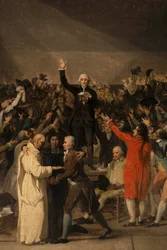 Juramento en la pista de tenis, 20 de junio de 1789, detalle