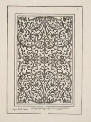 Diseño para Parterre, del Theatre des Plans et Jardinages, pub.1652