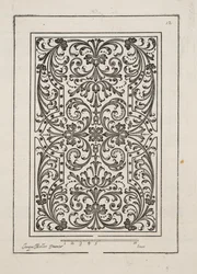 Diseño para Parterre, de Theatre des Plans et Jardinages, pub.1652