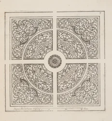 Diseño para Parterre, de Theatre des Plans et Jardinages, pub.1652