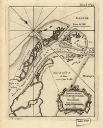Desembocadura del río San Luis o Mississippi. 1763. LOC 74693011