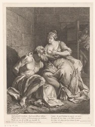 Cimon door Pero gevoed (Caritas Romana)