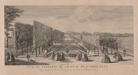 Jardín de Flores del Castillo Rambouillet