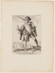 Soldado con arcabuz, de Oficiales y soldados de la escolta del emperador Rodolfo II