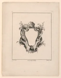 Escudo, de "Recueil Nouveau de Differens Cartouche"