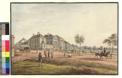 El palacio Auersperg en el Glacis de Josefstadt