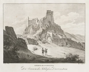 Nieder-oesterreich, Die Ruinen des Schlosses