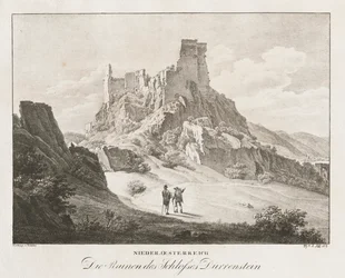 Nieder-Österreich, las ruinas del castillo