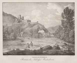 Nieder-oesterreich, Ruinen des Schlosses Hinterhaus