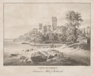Nieder-oesterreich, Ruinen des Schlosses Weidenech