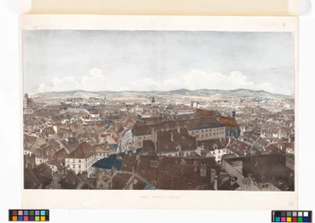 Panorama de Viena hacia el oeste, desde la iglesia de San Pedro