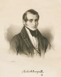 Retrato del compositor Norbert Burgmüller 1810-1836, 1836