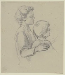 Dos niños cantando