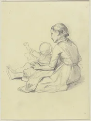Joven con niño