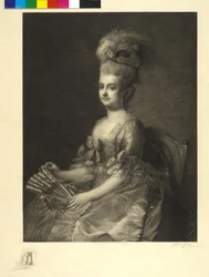 Archiduquesa de Austria María Cristina (aguafuerte)