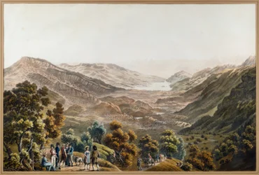Rossberg tras el deslizamiento de tierra