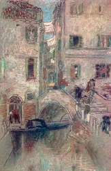 Un Canal en Venecia, siglo XIX, 1904