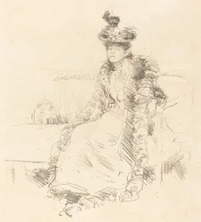 Una dama sentada, 1893