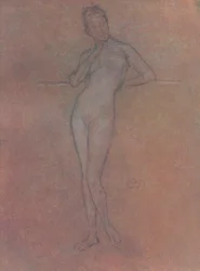Un estudio de desnudo, c. 1872, 1904