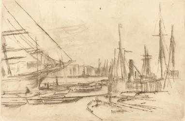 Un boceto de Billingsgate, 1878