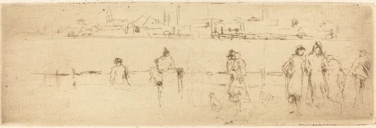 Un boceto en el malecón