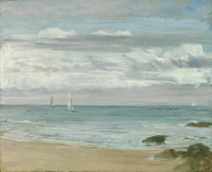 Azul y plata: Trouville, c.1865
